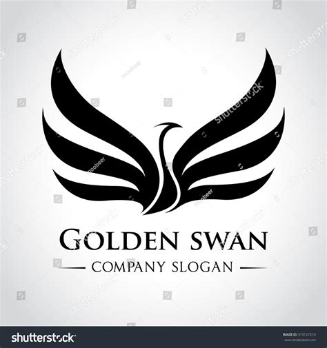 Swan Logo,Golden Logo, Animal Logo,Animal Logo Collection,Elements For Brand Identity,Vector ...