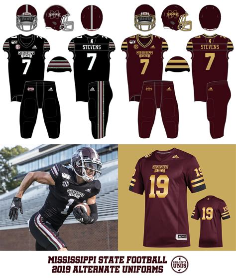 2019 Mississippi State Football Uniforms Season Preview - Hail State Unis