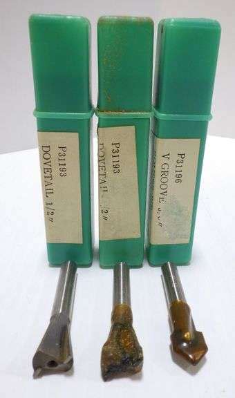 (3) Router bits, NOS - Albrecht Auction Service