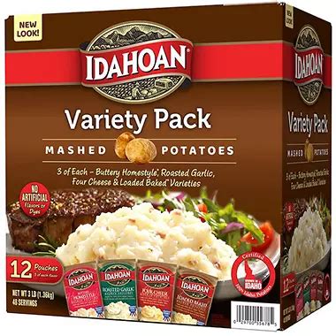 Idahoan® Flavored Mashed Potatoe Variety - 12/4oz - Sam's Club