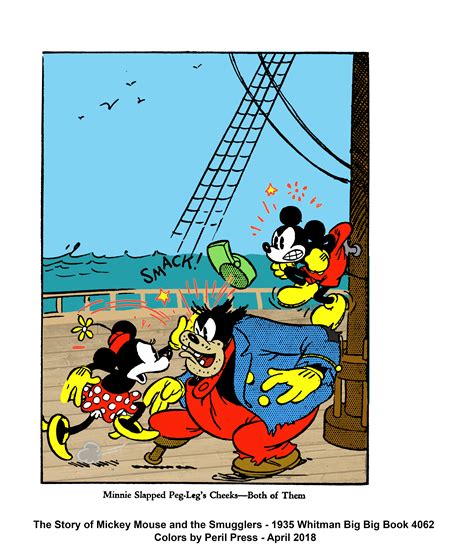 Mickey and Minnie vs Peg Leg Pete 1935 by PerilPress on DeviantArt