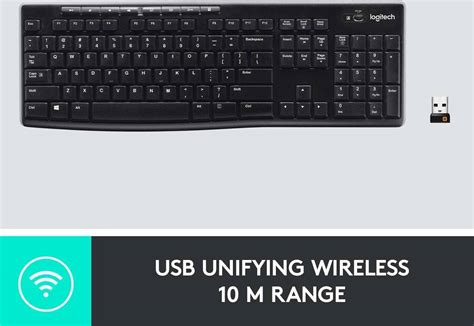 Logitech Wireless Keyboard K270 with Long-Range Wireless Buy, Best ...