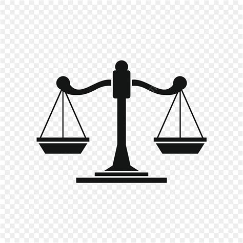 Justice Scale Clipart Transparent Background, Scales Of Justice Icon Simple Style, Style Icons ...