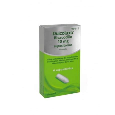 DULCOLAXO Bisacodyl 10MG 6 Suppositories