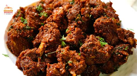 Mutton Fry | How to make Mutton Fry Recipe - Hyderabadi Ruchulu