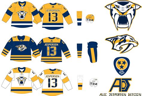 Nashville Predators jersey concept with new logo - Concepts - Chris ...