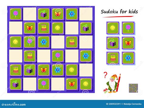 Sudoku for Kids. Logic Puzzle Game for Children and Adults. Play Online ...