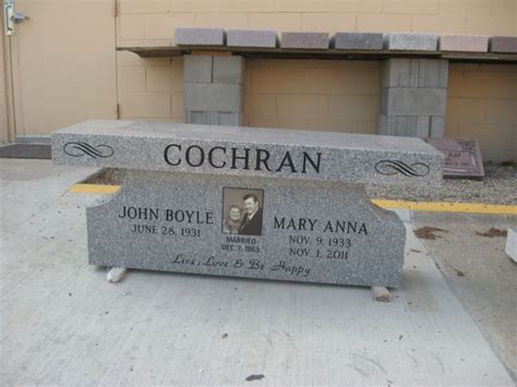 Cremation Benches - Lincoln Granite