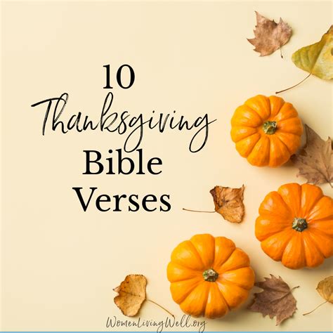 Thanksgiving Quotes From The Bible