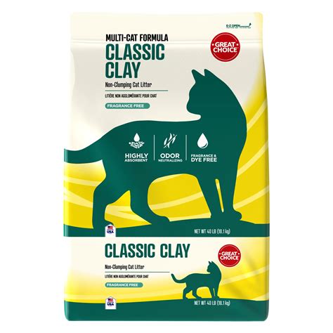 Great Choice® Classic Non-Clumping Multi-Cat Clay Cat Litter | cat Litter | PetSmart