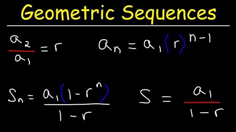 Geometric Series and Geometric Sequences - Basic Introduction ...