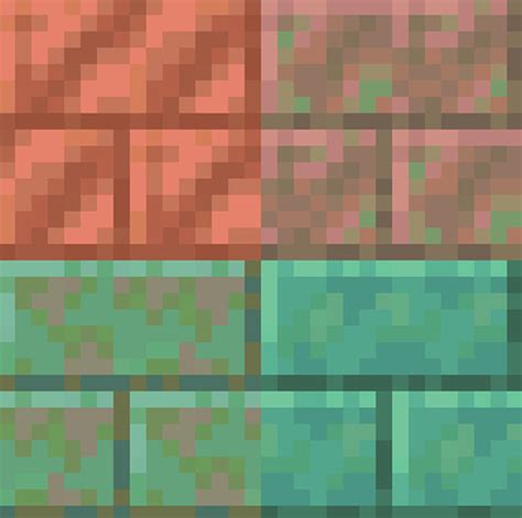 Cut Copper to Copper Bricks [Bedrock] Minecraft Texture Pack