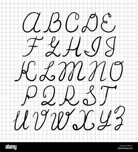 Handwriting Fonts High Resolution Stock Photography and Images - Alamy