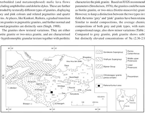 Regional geological map of CGGC (after Rai et al. 1991; Ghose, 1983 ...