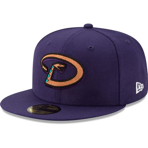 New Era Arizona Diamondbacks Purple Cooperstown Collection Alt Logo Pack 59FIFTY Fitted Hat