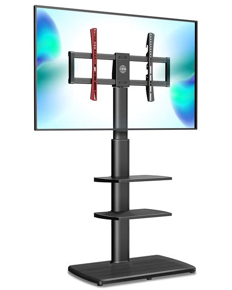 Buy FITUEYES TV Stand for Max 65 Inch TVs Tall Floor TV Stands with Sturdy Wood Base Universal ...