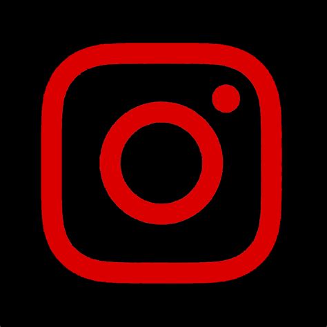 instagram icon red | Red and black instagram logo, Black app, Instagram ...