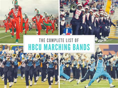 The Best In the Land: A Complete List of HBCU Marching Bands