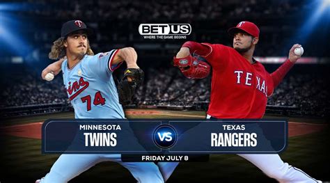 Twins vs Rangers July 8 Preview, Stream, Odds and Picks