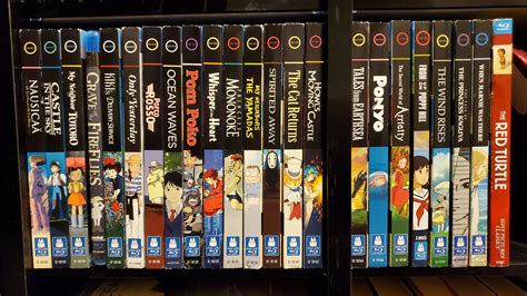 Finally completed my Studio Ghibli Blu-Ray collection : r/dvdcollection