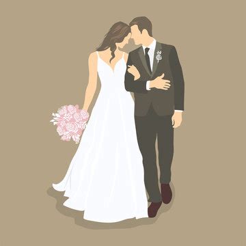 Free Flourish Clipart Wedding Couple