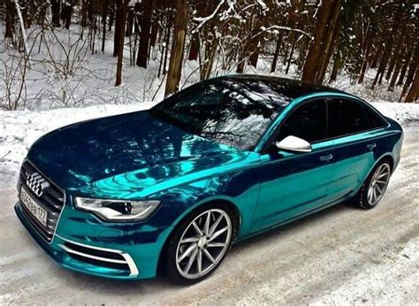 Metallic green/blue Audi | Dream cars, Chrome cars, Audi