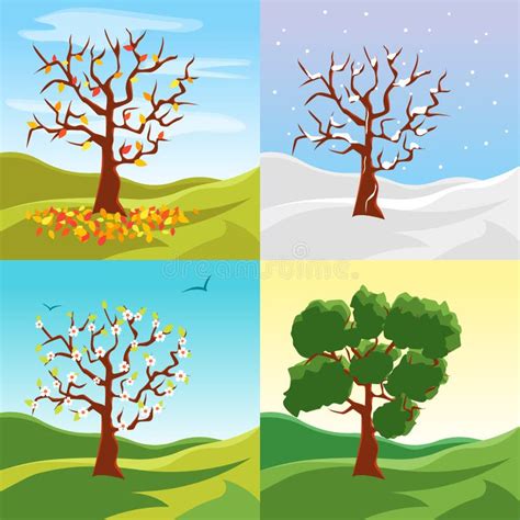 Cartoon Seasons Stock Illustrations – 9,056 Cartoon Seasons Stock ...