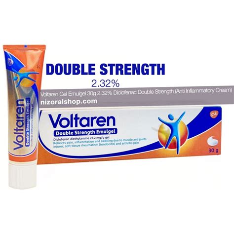 Voltaren Gel Emulgel Double Strength 30g 2.32 Diclofenac (An