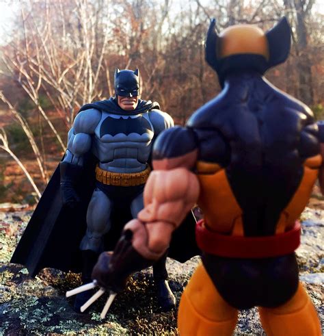 A cool crossover pic I took a while ago of Batman about to face off ...