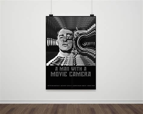 A MAN WITH A MOVIE CAMERA // POSTER // Graphic Design :: Behance