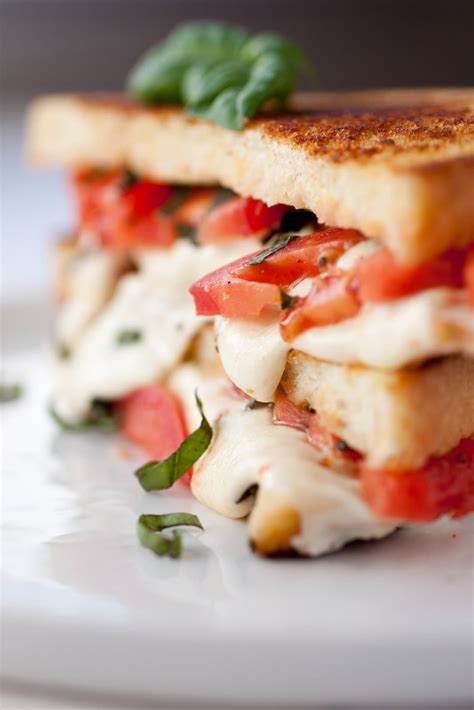 Caprese Grilled Cheese ~ World Best Food Recipes