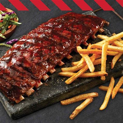 TGI Fridays Thursday Ribs Offer: Half rack of Ribs for $7.99 or full ...