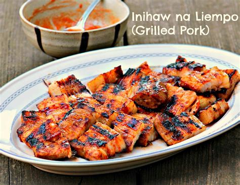 Inihaw na Liempo (Pinoy Pork Barbecue) - Manila Spoon