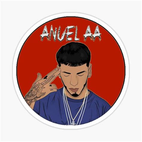 "Anuel AA" Sticker for Sale by k-l0-k | Redbubble