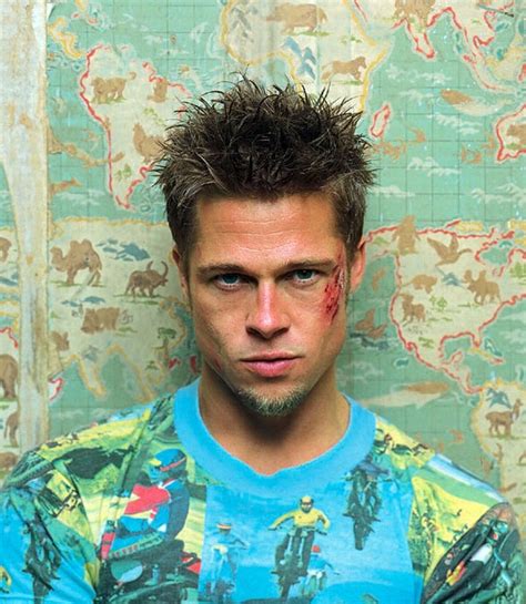 Brad Pitt as Tyler Durden in Fight Club...