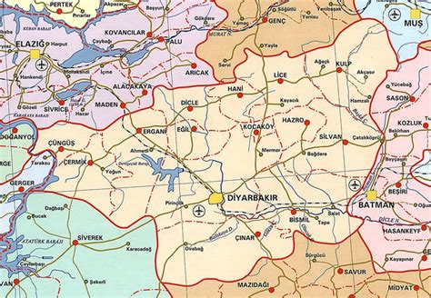 Diyarbakir Map