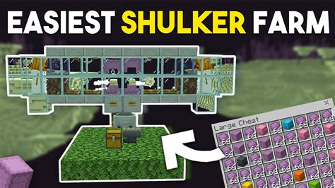 Easiest SHULKER Farm in Minecraft Bedrock 1.19! - YouTube