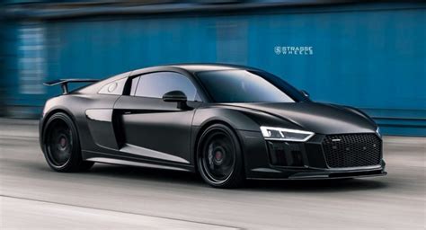 All-Black Audi R8 V10 Plus Looks Like A Four-Wheel Stealth Bomber | Carscoops