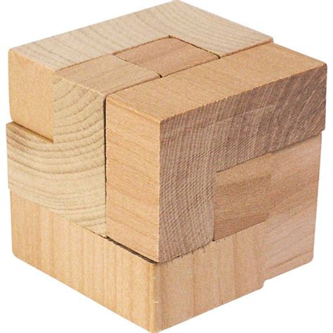 Wooden Cube Puzzle 6 Piece - Wooden puzzle solutions 6 pieces wooden ...