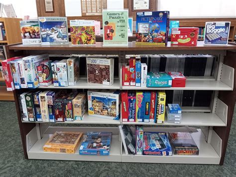 Board games and puzzles at my local library : r/Libraryporn