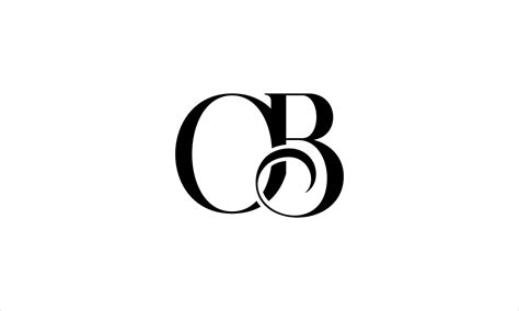 OB Logo Design. Initial OB Letter Logo Icon Design Vector Pro Vector ...