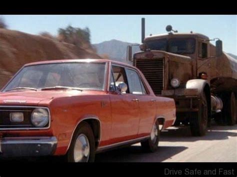 Best Car Chase Scenes: Duel (1971), with the Plymouth Valiant and ...