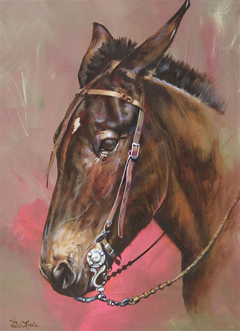 The Spanish Mule Painting by Mia DeLode