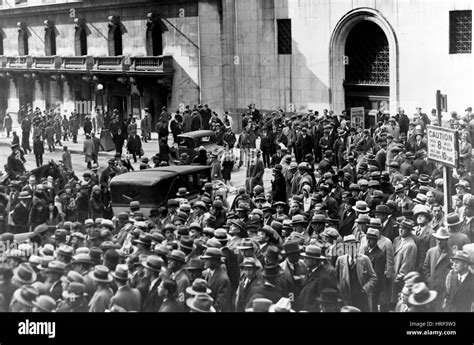 Wall Street Stock Market Crash, 1929 Stock Photo: 135095663 - Alamy