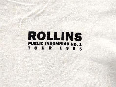 Vintage 1995 Henry Rollins Spoken Word Tour Shirt Siz… - Gem