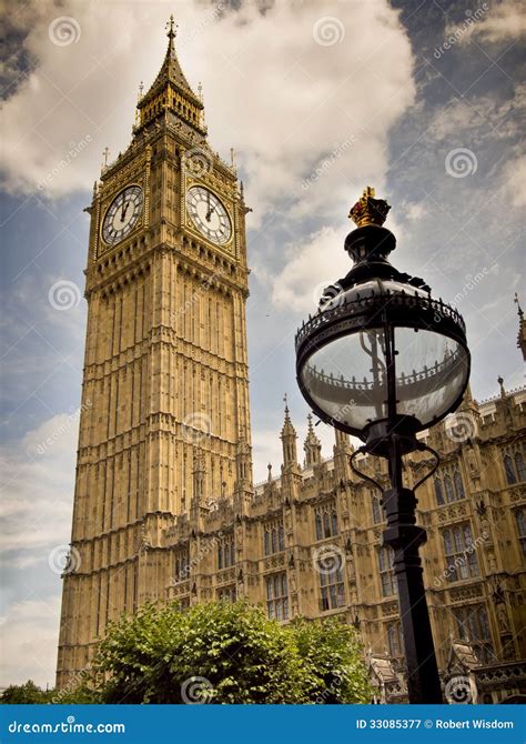 Big Ben, London, Clock Tower Stock Image - Image: 33085377