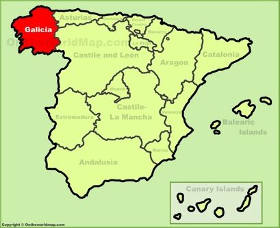 Galicia Maps | Spain | Maps of Galicia