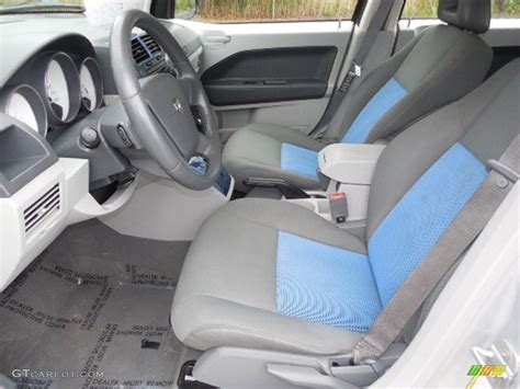 Pastel Slate Gray/Blue Interior 2007 Dodge Caliber SXT Photo #80589343 | GTCarLot.com