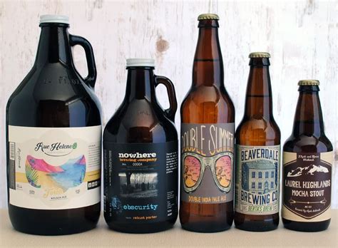 A guide to choosing the correct label size for home brew beer bottles. Recommendations for ...