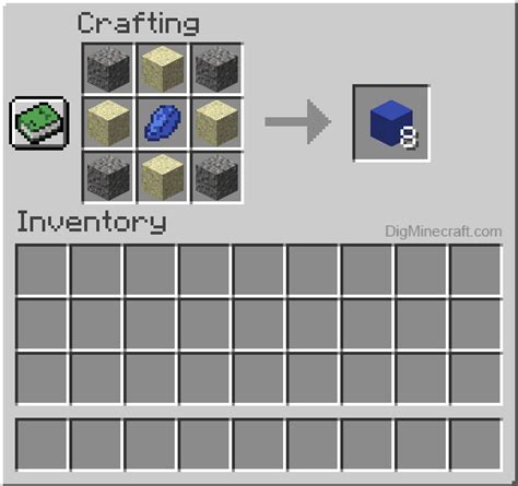 How to make Blue Concrete Powder in Minecraft